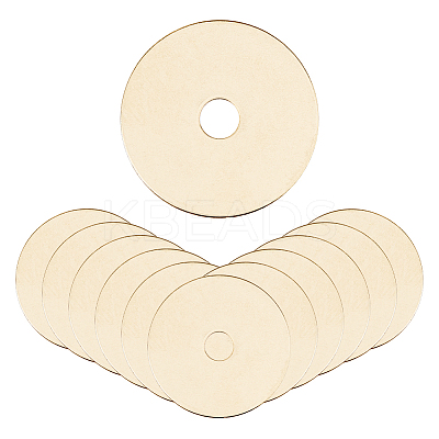 12Pcs Brass Flat Washers KK-FH0008-14-1