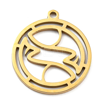 304 Stainless Steel Pendants STAS-Z043-01L-1