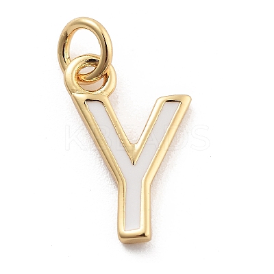 Rack Plating Brass Pendants KK-C065-05Y-G-1