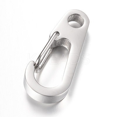 Tarnish Resistant 304 Stainless Steel Keychain Clasp Findings LS-STAS-R065-75-1
