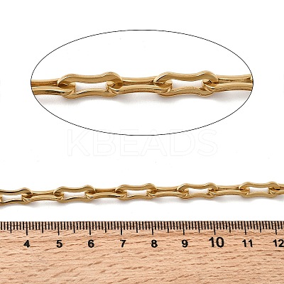 304 Stainless Steel Bone Link Chains CHS-Z007-12G-1
