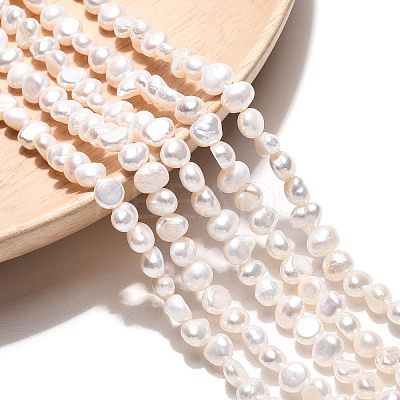 Natural Cultured Freshwater Pearl Beads Strands PEAR-N027-01B-1