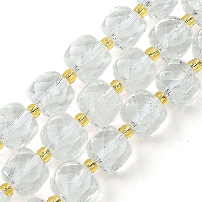 Natural Quartz Crystal Beads Strands G-Q010-A27-01-1