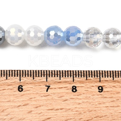 Electroplate Glass Beads Strands EGLA-D300-06-8mm-05-1