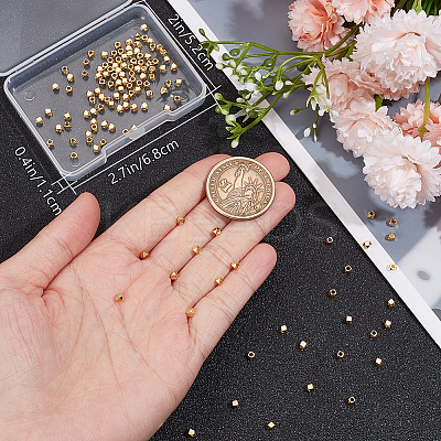 Brass Beads KK-BBC0012-06B-1