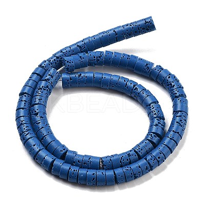 Natural Lava Rock Dyed Beads Strands G-K375-G11-01-1