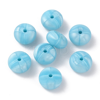 Rondelle Food Grade Eco-Friendly Silicone Beads SIL-TAC0010-04I-1