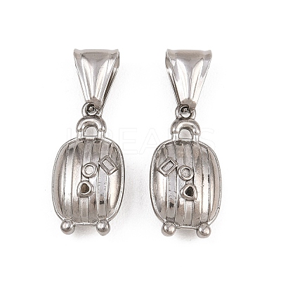 304 Stainless Steel Pendants STAS-B167-17A-P-1
