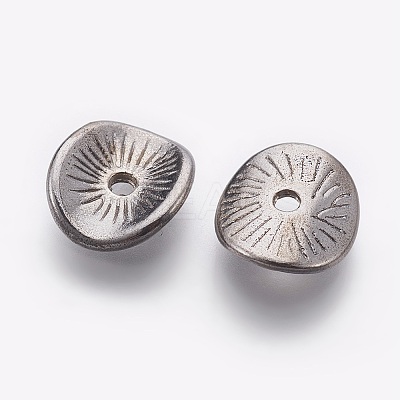 Tibetan Style Wavy Spacer Beads LS-TIBEP-A11067-B-FF-1
