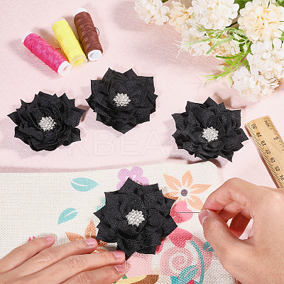 10Pcs Flower Handmade Woven Costume Accessories DIY-CA0006-35-1