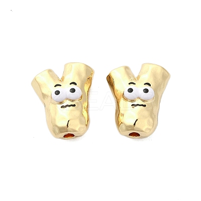 Rack Plating Alloy Enamel Beads PALLOY-Z004-04G-1