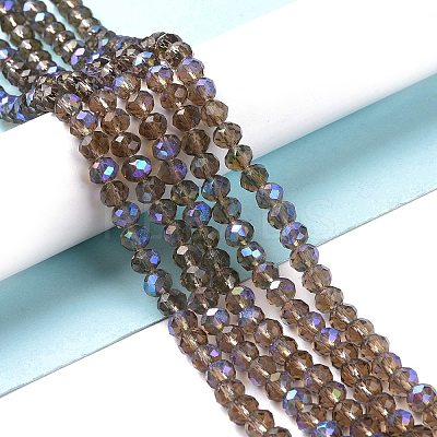 Electroplate Glass Beads Strands EGLA-A034-T3mm-L06-1