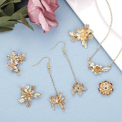 7Pcs 7 Style Brass Pendant JX639A-1