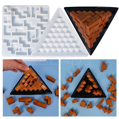 Pyramid Puzzle Silicone Molds LS-DIY-F110-01-1