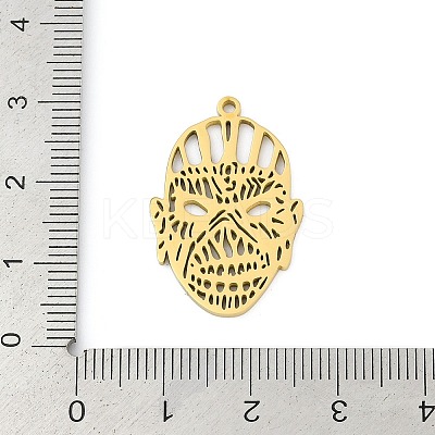 304 Stainless Steel Pendants STAS-U041-02G-1