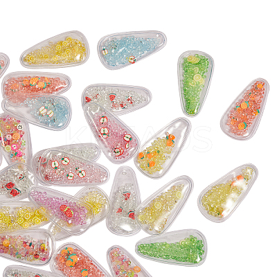 45Pcs 9 Colors Plastic with Resin and Polymer Clay Accessories RESI-CJ0001-175-1
