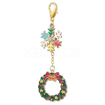 Christmas Theme Alloy Enamel Keychian KEYC-JKC00923-1