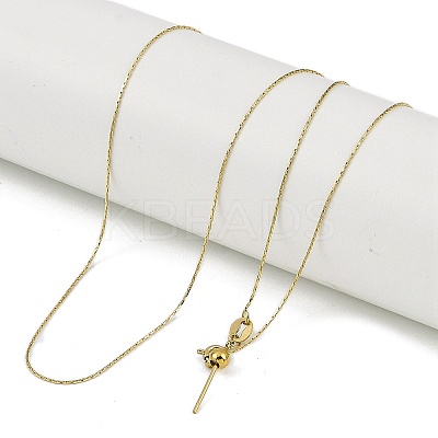 Ion Plating(IP) 304 Stainless Steel Boston Link Chains Necklaces LS-NJEW-H042-08G-1