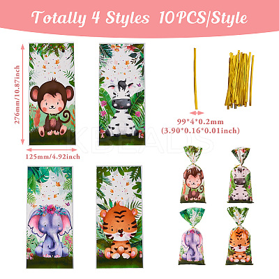 4 Styles DIY Wedding Birthday Party Sweet Candy Cookie Cone Storage ABAG-TAC0013-04A-1