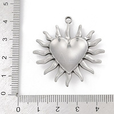 304 Stainless Steel Pendants STAS-D366-01J-P-1
