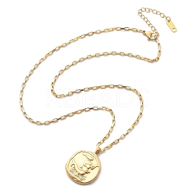 304 Stainless Steel Constellation Pendant Necklaces LS-NJEW-K392-01G-06-1