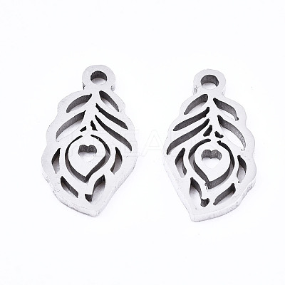 Non-Tarnish 201 Stainless Steel Charms STAS-T044-213P-1