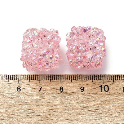 Resin Rhinestone Beads OACR-U009-01D-1