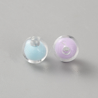100Pcs Transparent Acrylic Beads TACR-SZC0003-02-1