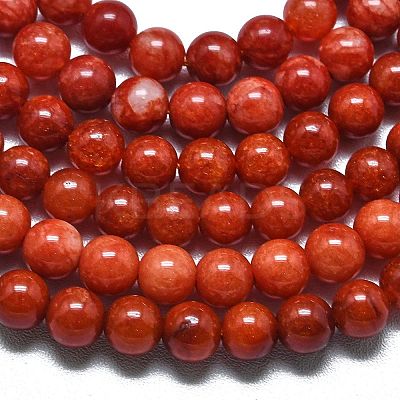 Natural Malaysia Jade Beads Strands G-L645-A01-6mm-09-1