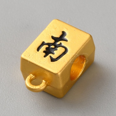 Alloy Black Enamel Pendant Bails FIND-WH0139-711B-G-1