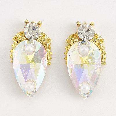 Alloy Cabochons MRMJ-S014-001F-1