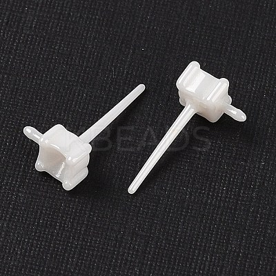 Hypoallergenic Bioceramics Zirconia Ceramic Stud Earrings Finding EJEW-C111-12-1