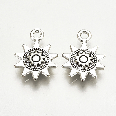 Tibetan Style Alloy Pendants TIBE-T007-51AS-LF-1