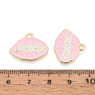 Valentine's Day Alloy Enamel Pendants ENAM-T023-23B-1