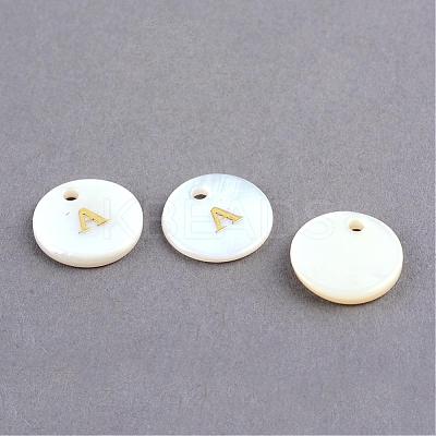 Freshwater Shell Pendants SSHEL-S249-A-1
