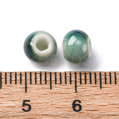 Bright Glazed Porcelain Beads PORC-D300-A10-1