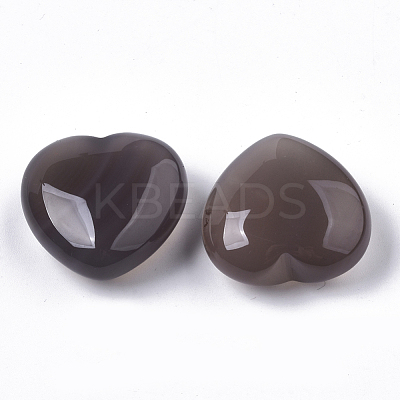 Natural Grey Agate Healing Stones G-R418-24-1-1