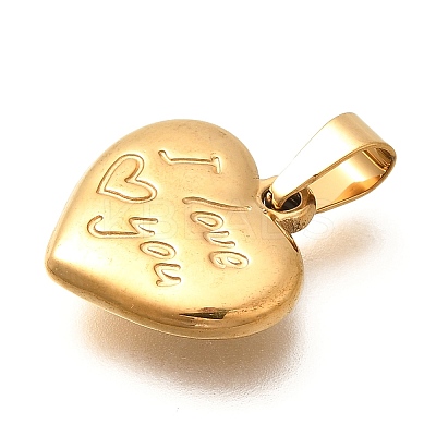201 Stainless Steel Pendants STAS-Q344-02B-G-1
