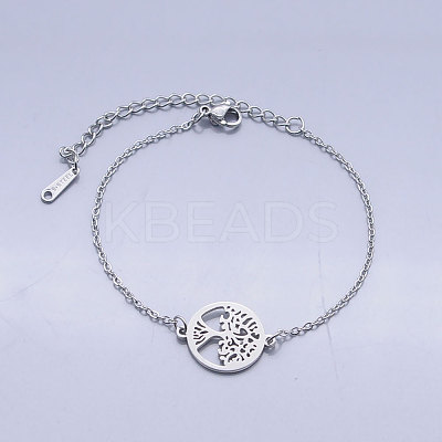 Tarnish Resistant 201 Stainless Steel Link Bracelets LS-BJEW-T011-JN489-1-1