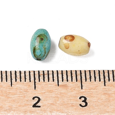 60Pcs 10G Baking Paint Picasso Glass Seed Beads GLAA-V001-06-1