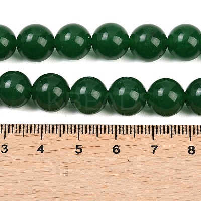Dyed Natural White Jade Imitation Malaysia Jade Beads Strands G-C270-B01-10mm-01-1
