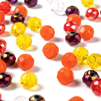 500Pcs 5Colors Electroplate Glass Beads EGLA-LS0001-01B-1