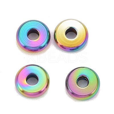 Ion Plating(IP) Rainbow Color 304 Stainless Steel Spacer Beads STAS-F136-04M-1