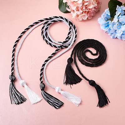 6Pcs 3 Style Polyester Tassel Big Pendant Decorations FIND-TA0001-51-1