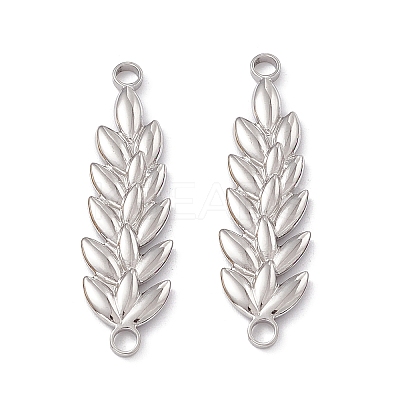 Non-Tarnish 304 Stainless Steel Connector Charms STAS-B031-40P-1