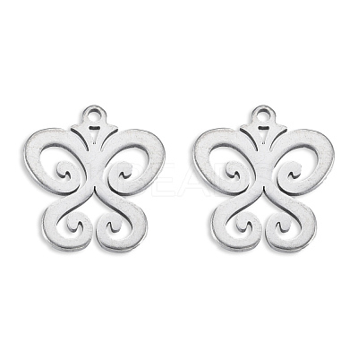 Non-Tarnish 201 Stainless Steel Charms STAS-N098-131P-1