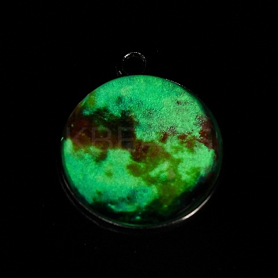 Galaxy Theme Luminous Glass Ball Pendants GLAA-D021-01P-02-1