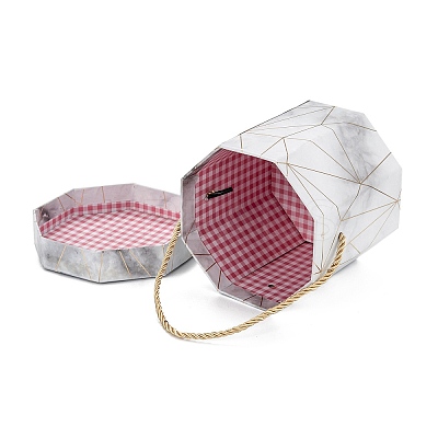 Valentine's Day Marble Texture Pattern Paper Gift Boxes CON-C005-02C-01-1