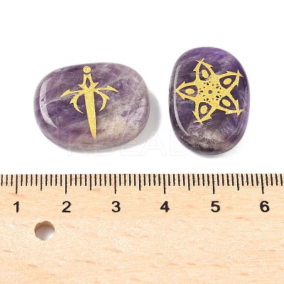 4Pcs 4 Styles Natural Amethyst Display Decorations G-F786-02C-01-1