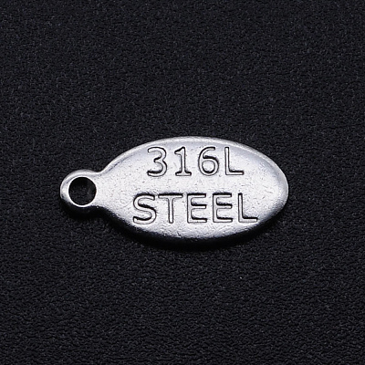 Non-Tarnish 201 Stainless Steel Charms STAS-S105-T804-1